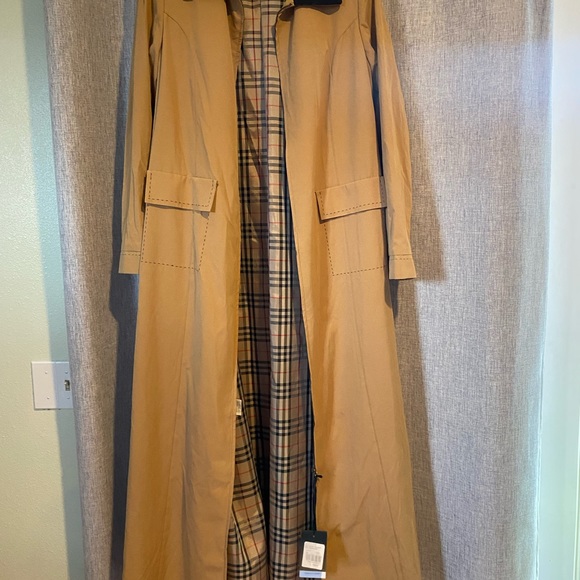 RARE AUTHENTIC TEKBIR Beige Trench Coat Zip sz46 Msrp $749 - Picture 11 of 15